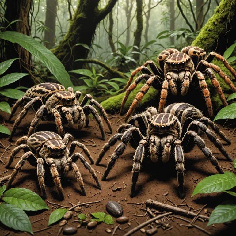 Самые большие домашние тарантулы: Голиаф и лососево-розовый